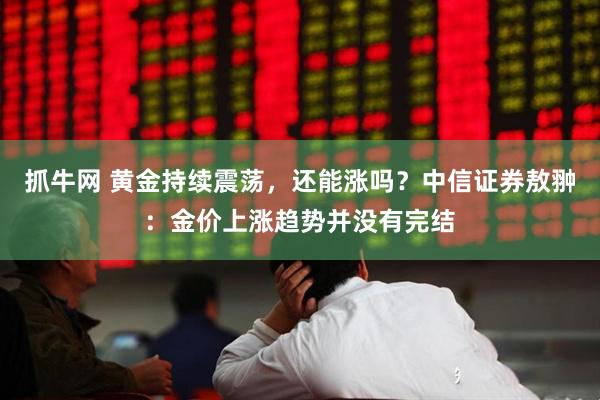 抓牛网 黄金持续震荡，还能涨吗？中信证券敖翀：金价上涨趋势并没有完结